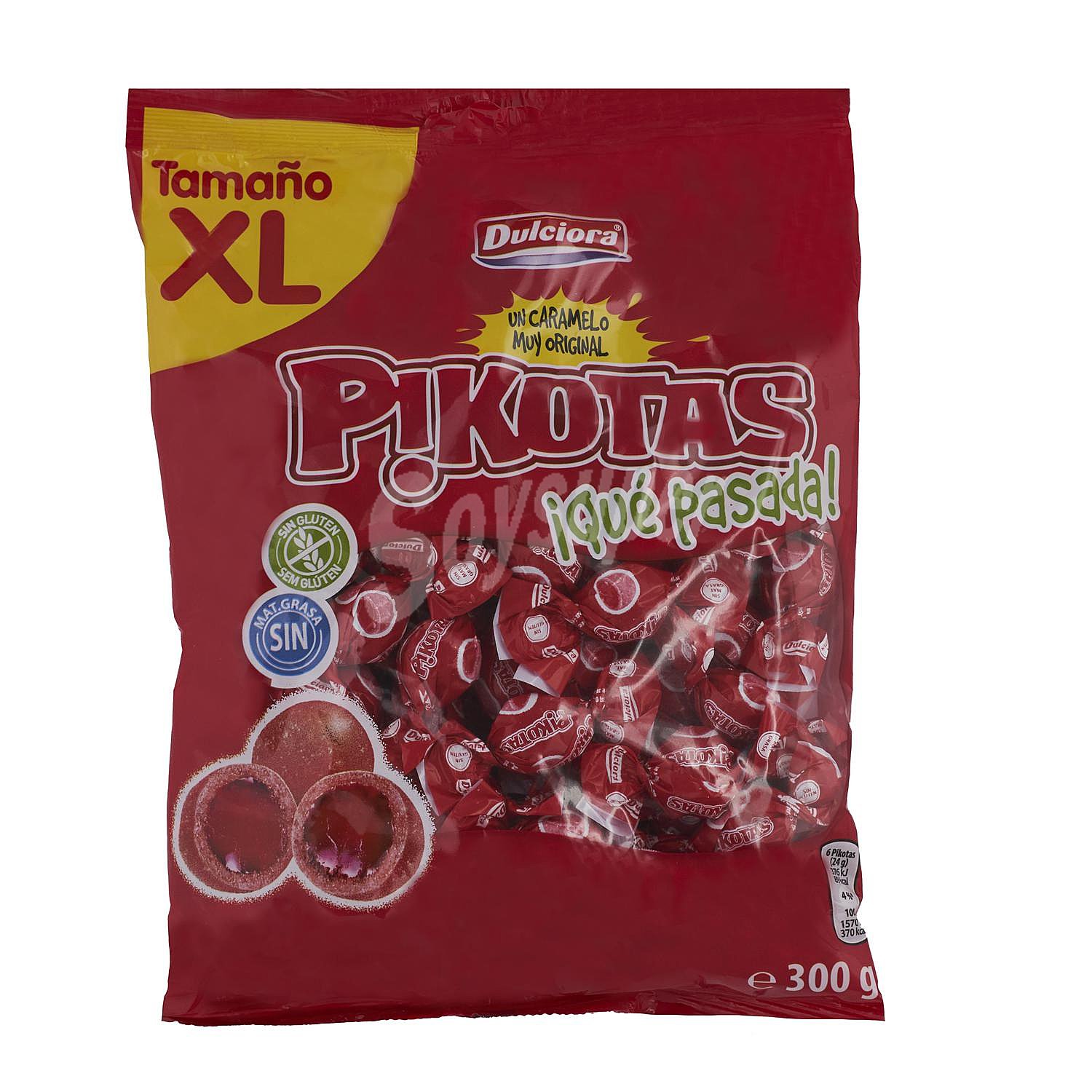 Pikotas de goma sabor cereza Dulciora sin gluten