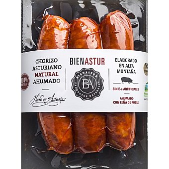 Chorizo asturiano ahumado 100% natural pieza