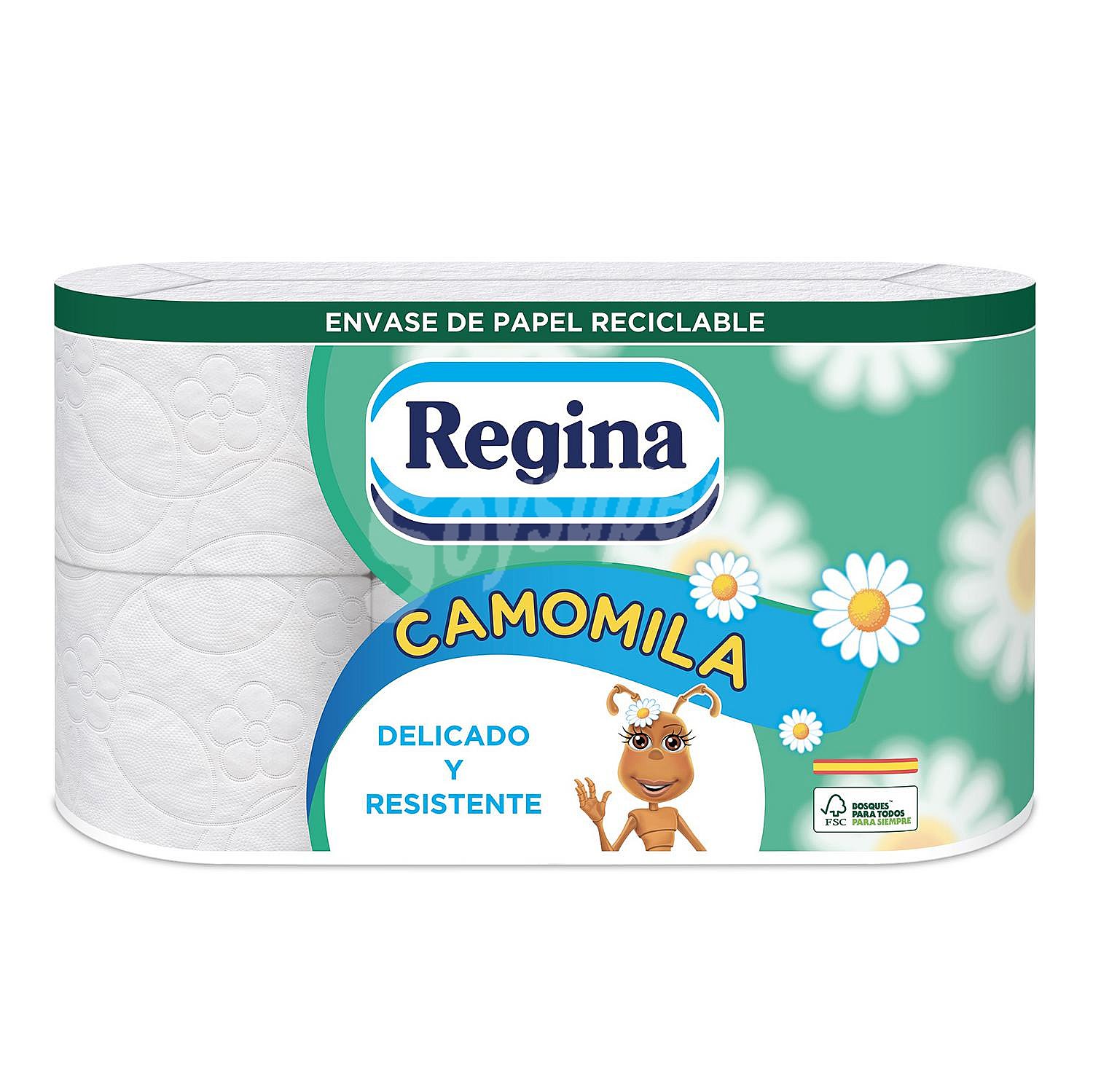 Papel higiénico camomila Regina