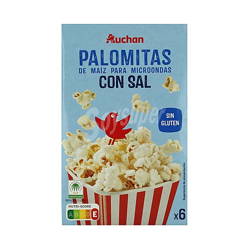 Producto alcampo Palomitas de maíz para microondas con sal producto alcampo