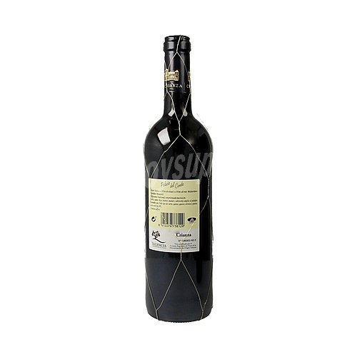 Vino tinto crianza con denominación de origen Valencia