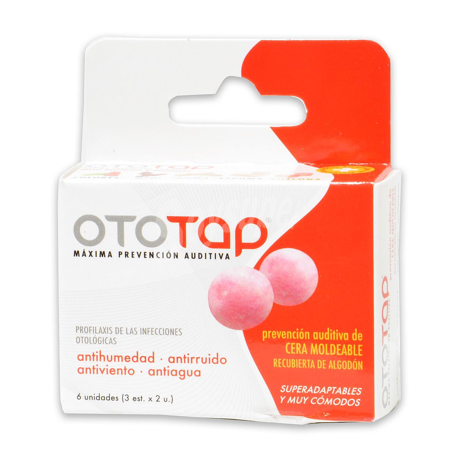 Tapones oído de cera moldeable Ototap