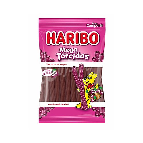 Haribo Mega torcidas de cereza, haribo