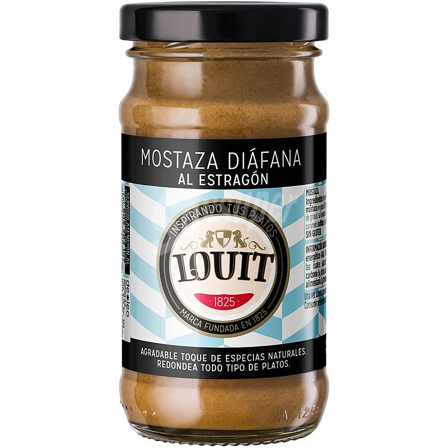 Mostaza diáfana al estragón louit