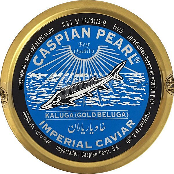 Caviar Kaluga imperial gold beluga