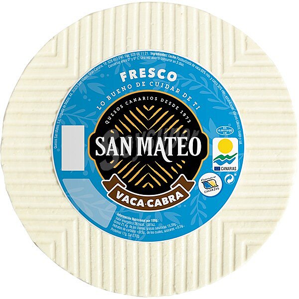 Queso fresco mezcla peso aproximado pieza