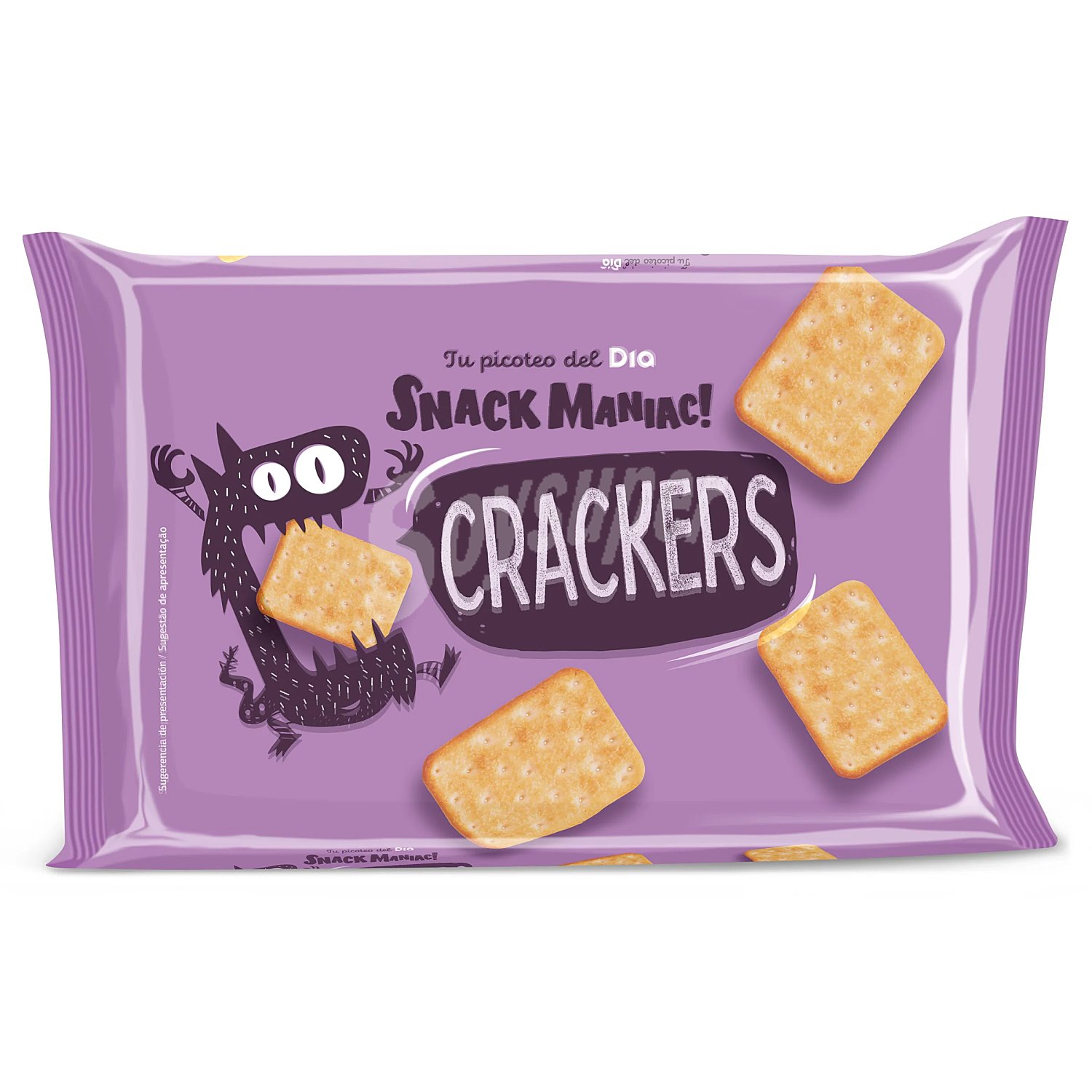 Galletas crackers saladas Snack Maniac