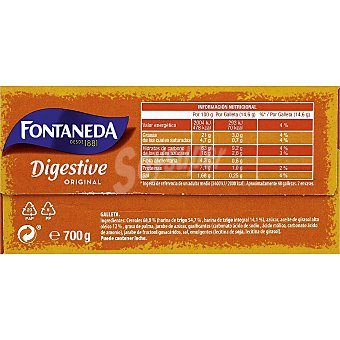 Galletas Digestive fontaneda