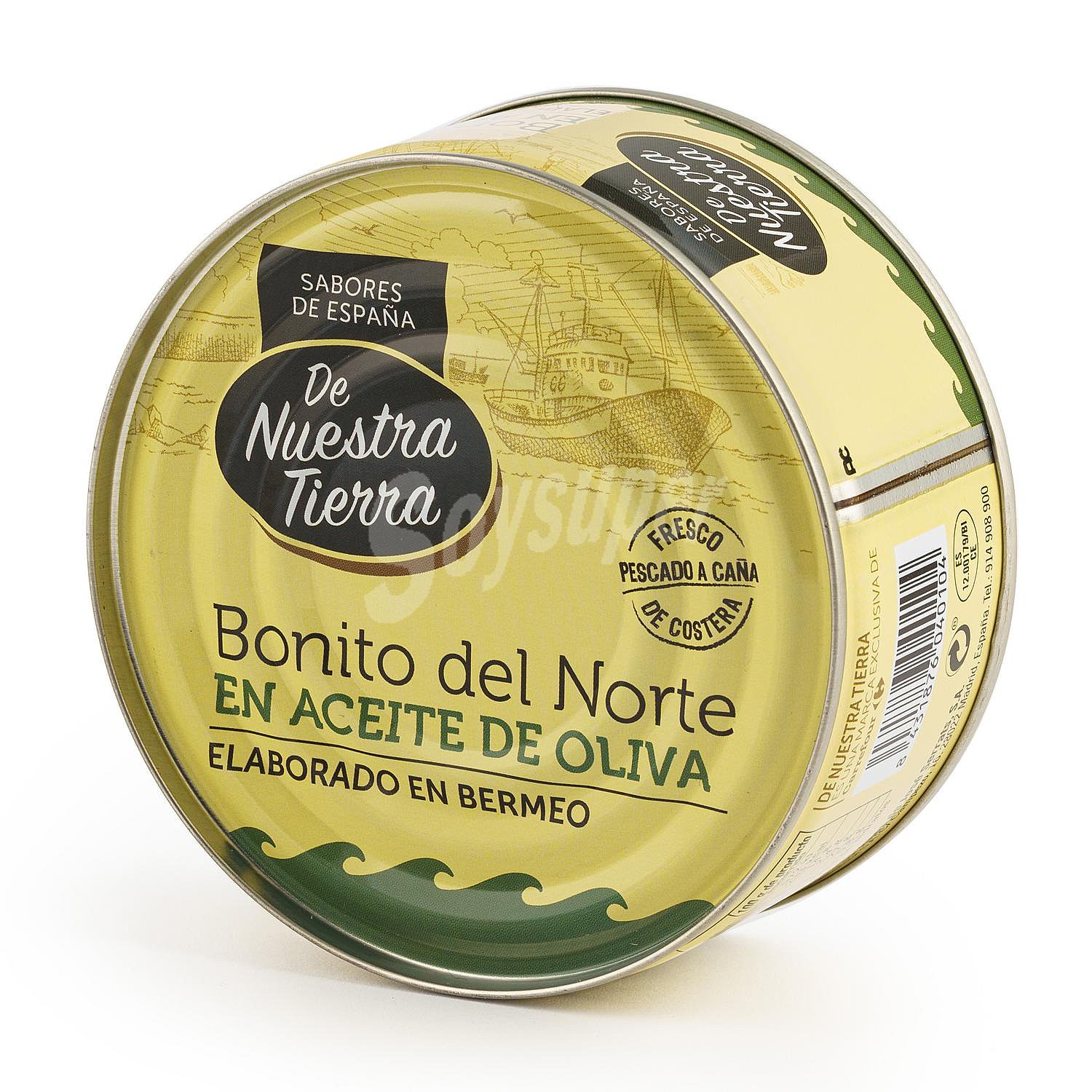 Bonito del norte en aceite de oliva De Nuestra Tierra