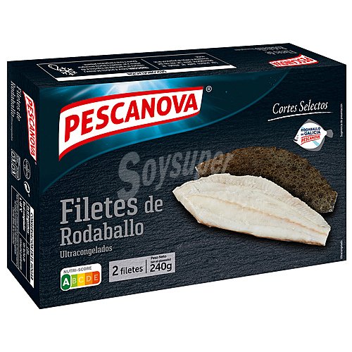 Pescanova Filetes de Rodaballo de Galicia, ultracongelados pescanova Cortes selectos