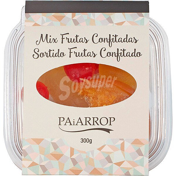 Mix de frutas confitadas tarrina 300 g