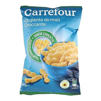 Aperitivo de maíz crujiente sabor queso Carrefour