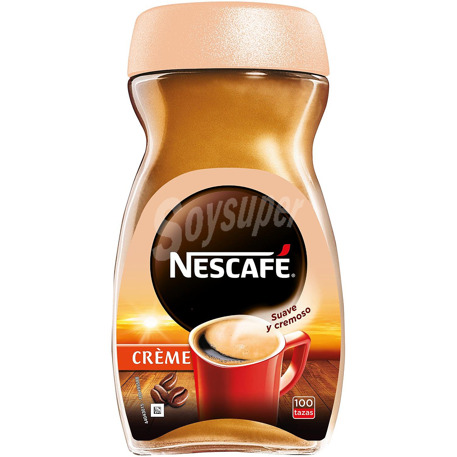 Café soluble natural con crema Nescafé