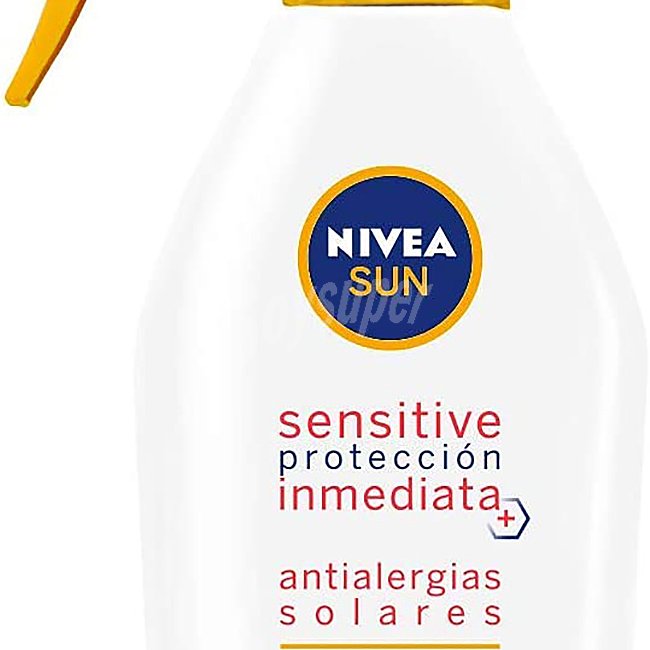 Nivea Spray solar resistente al agua, sin perfume y con FPS 50+ (muy alto) nivea Sun sensitive protección