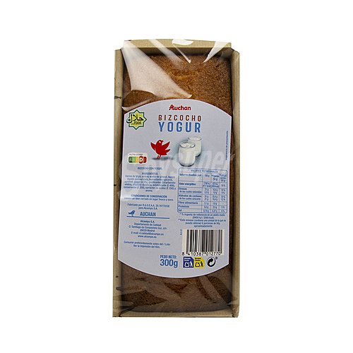 Producto alcampo Bizcocho con yogur producto alcampo