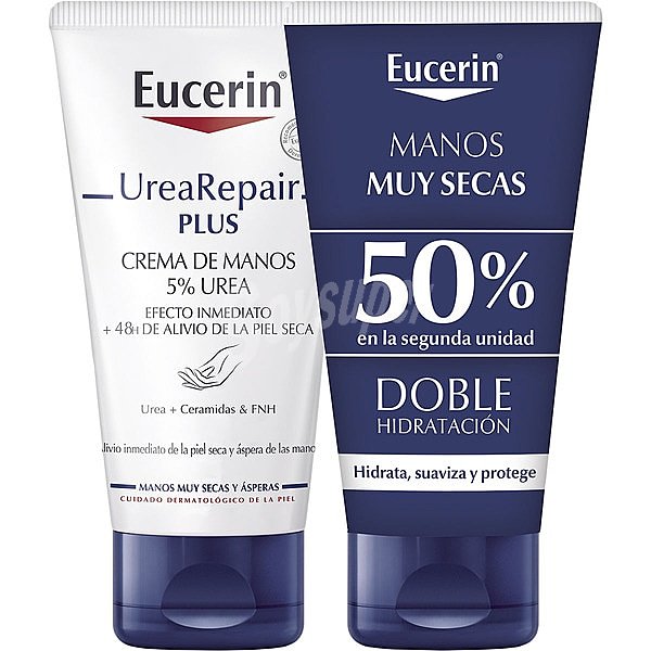 UreaRepair Plus 5% Urea crema de manos para las pieles secas, muy secas y rugosas