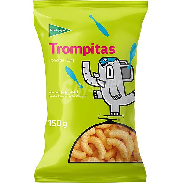 Trompitas de maiz con aceite de girasol Sin Gluten bolsa 80 g