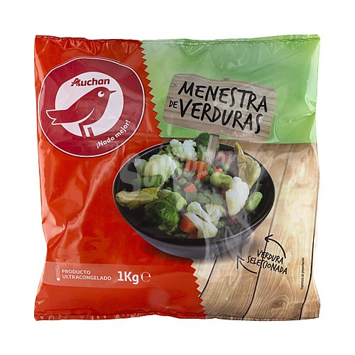 Producto alcampo Menestra de verduras elaborada con verduras seleccionadas producto alcampo