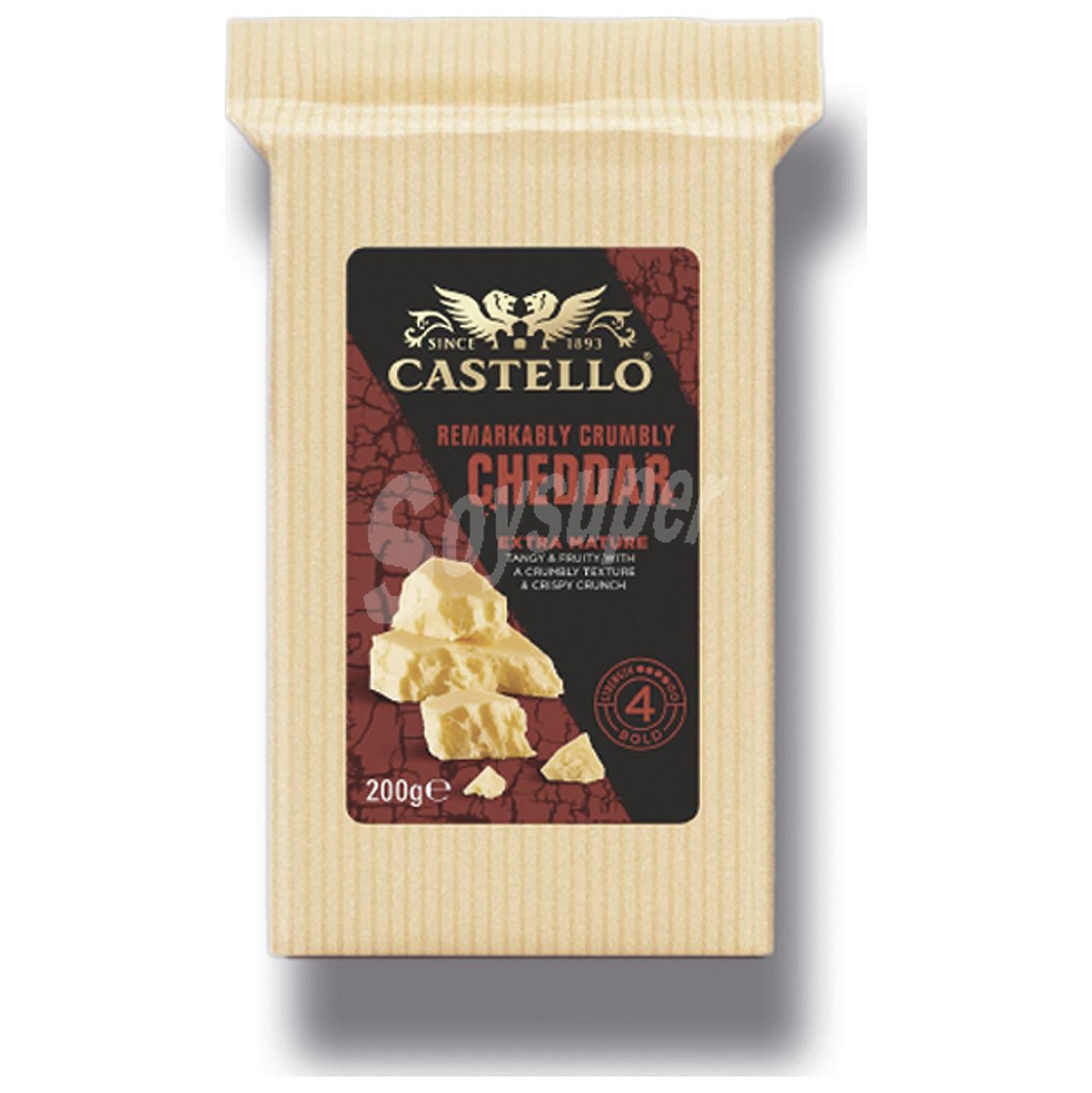 Queso cheddar madurado extra mature Castello