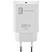 Cargador de red blanco usb-c 20W ACHIPHUSBCPD20WW