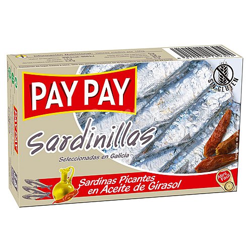 PAY PAY Sardinillas picantes en aceite vegetal PAY PAY