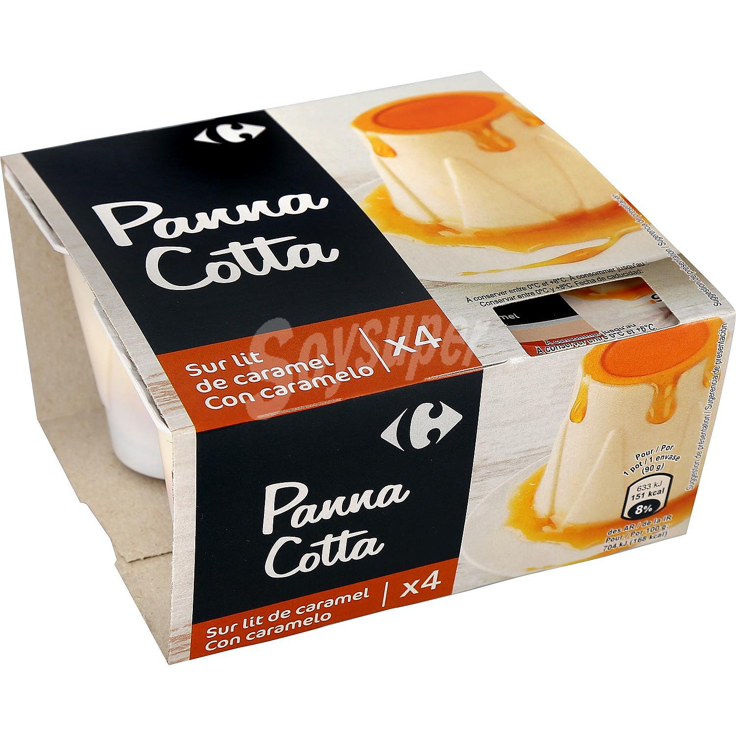 Panna cotta al caramelo Carrefour