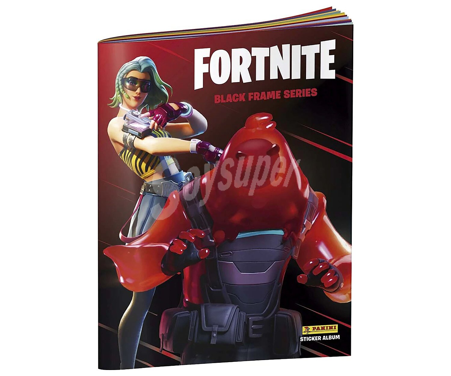 Álbum de cromos Fortnite Black Frame Series, panini.