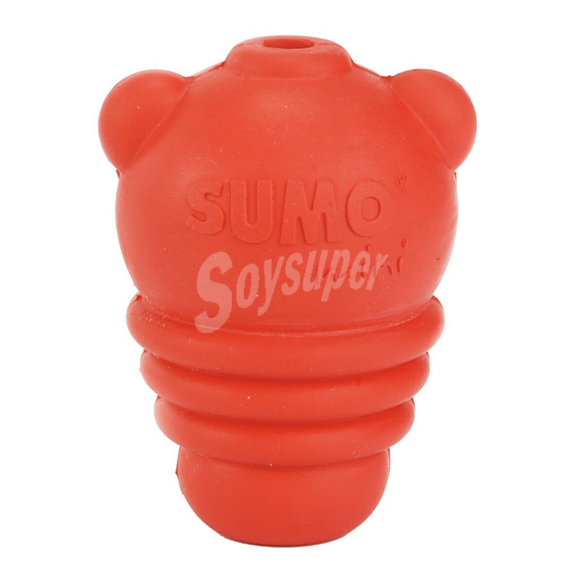 Juguete rojo para perros para rellenar de premios Sumo talla XS