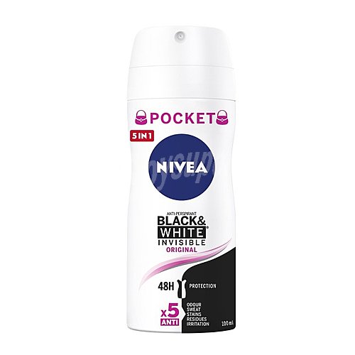 Desodorante en spray para mujer con protección anti transpirante hasta 48 horas invisible original