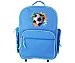 Mochila escolar tipo trolley modelo fútbol con 3 grandes compartimentos,