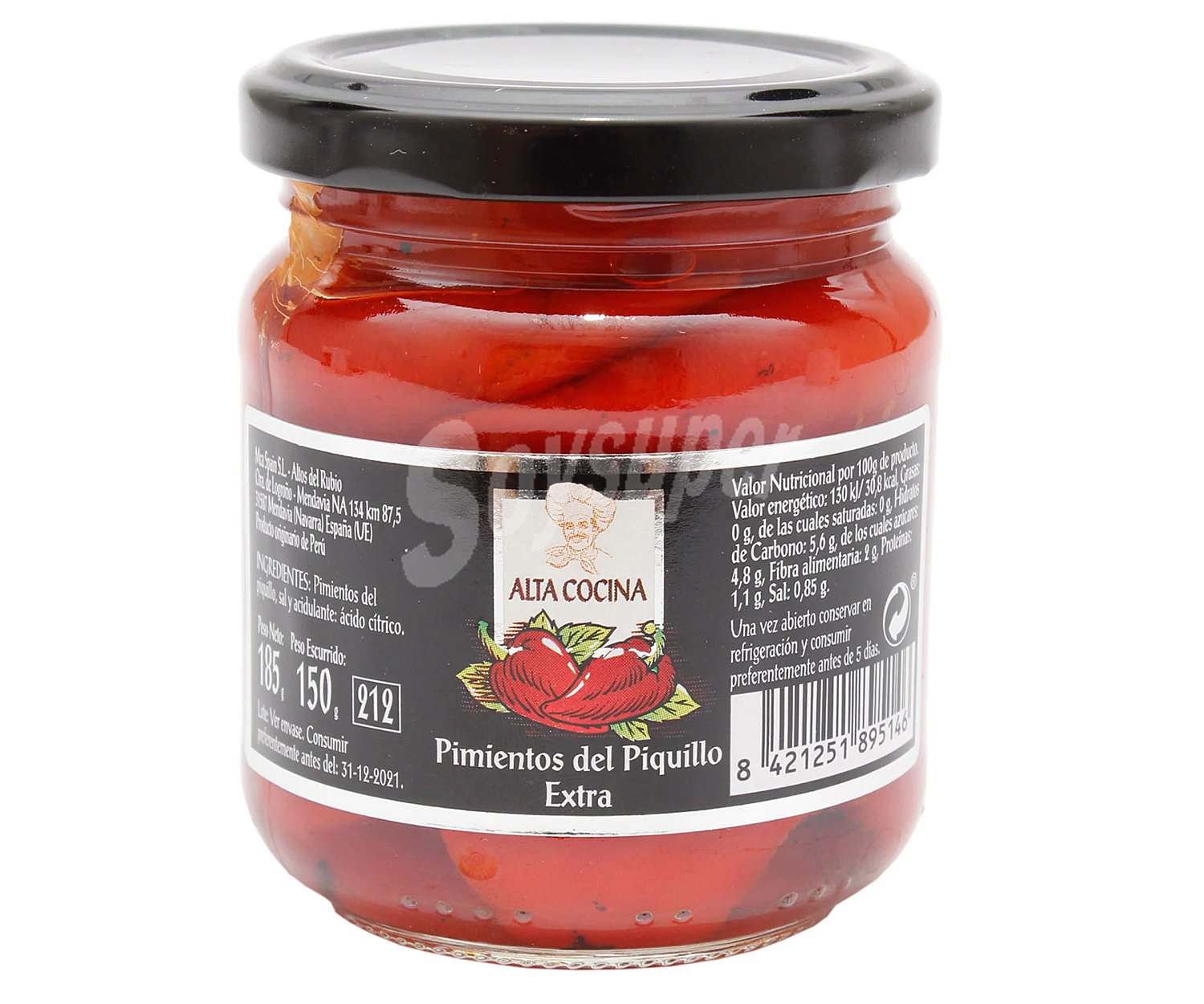 Alta cocina Pimientos del piquillo extra alta cocina