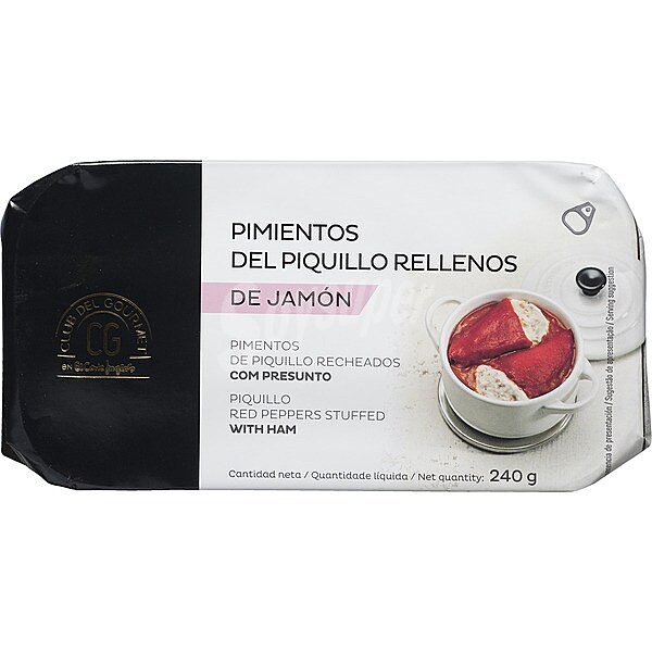 Pimientos rellenos de jamón lata 240 g