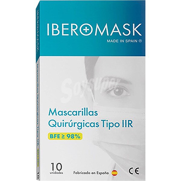 Mascarillas quirúrgicas tipo IIR