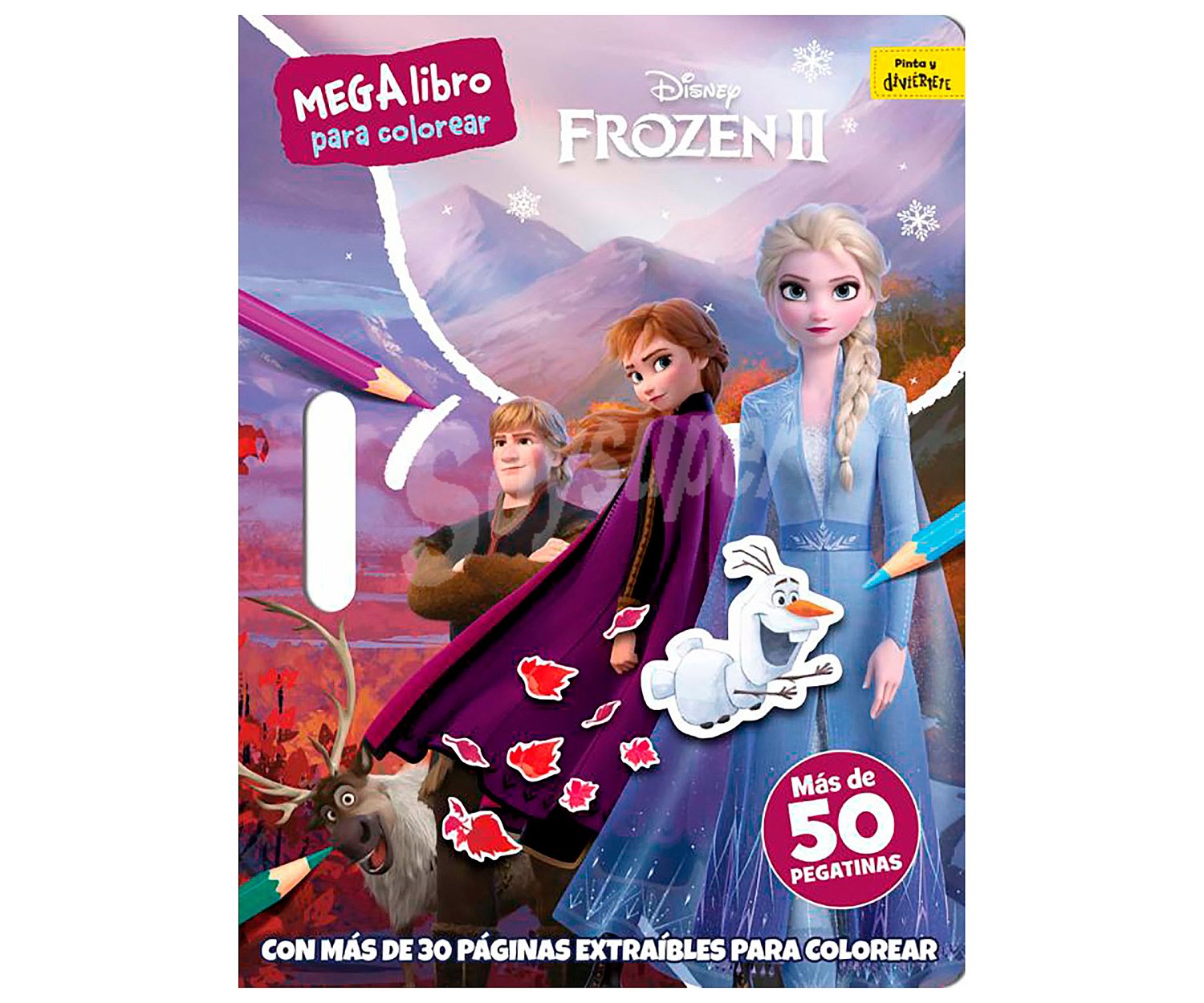 Frozen 2: Megalibro para colorear, VV. AA. Género: actividades. Editorial: Disney.