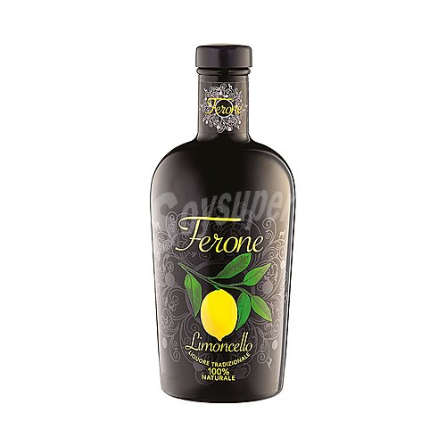 Ferone Licor de limón (limoncello) con alcohol, 100% natural