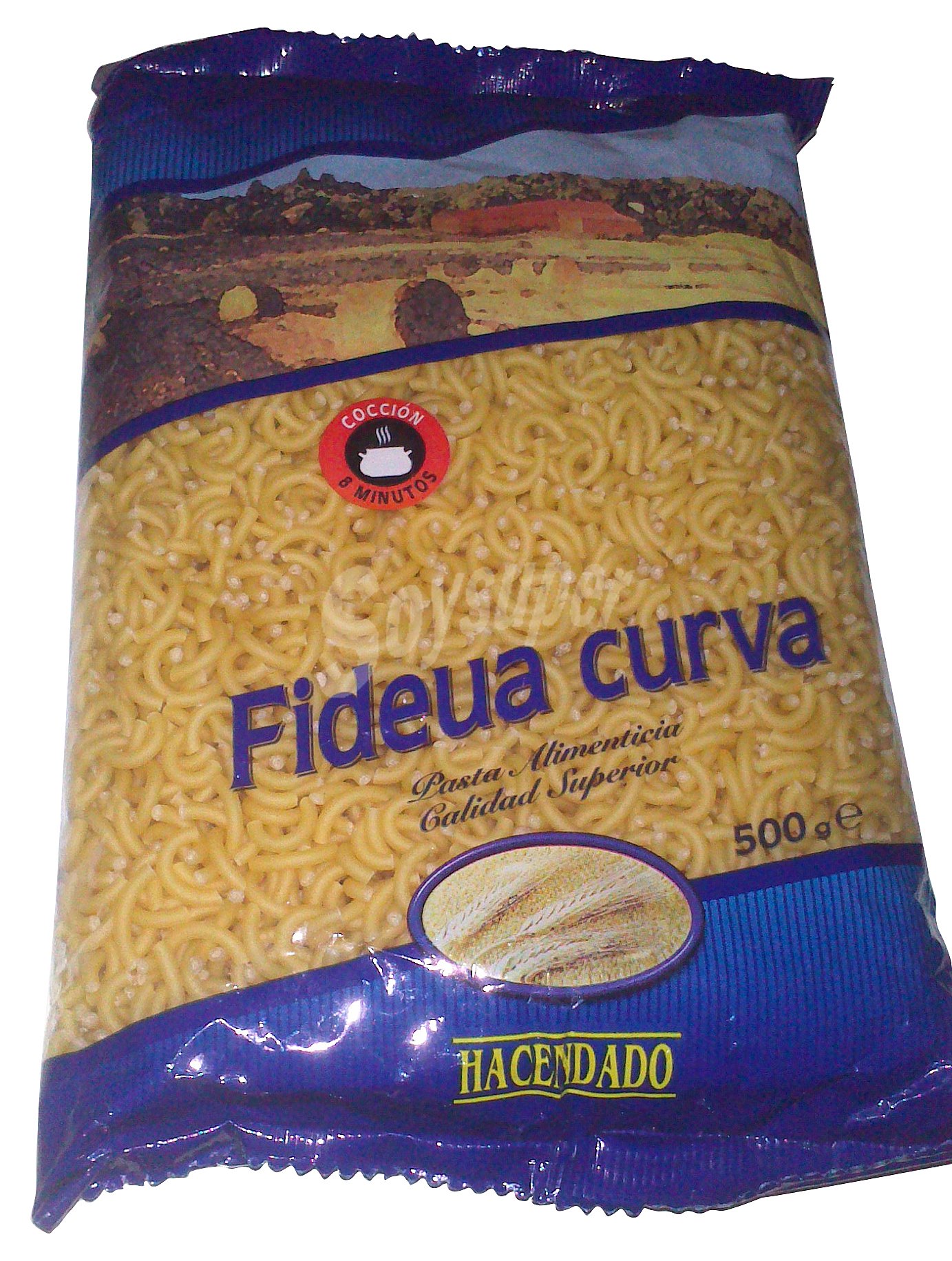 Fideo fideua curva pasta