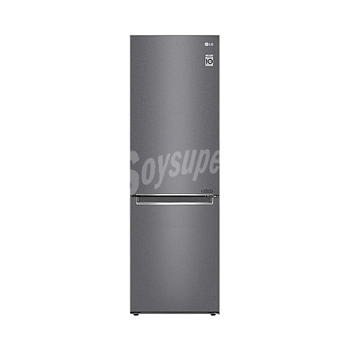 Frigorífico combi LG GBP31DSLZN NO frost total, clasificación energética: E, H: 186cm, A: 60cm, F: 67cm, capacidad total