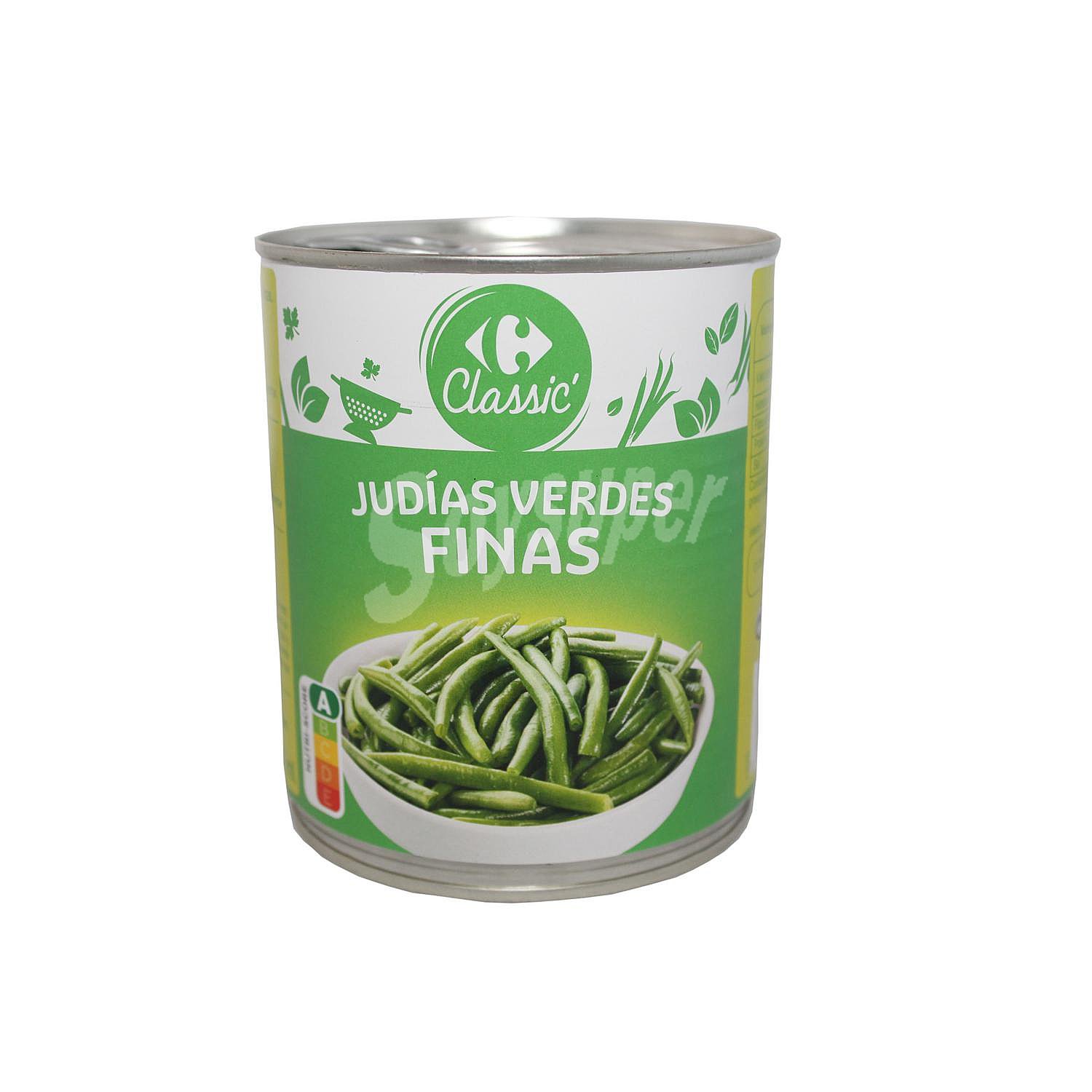 Judías verdes finas al natural Classic Carrefour