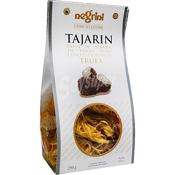 Tajarin pasta de sémola de trigo duro con 30% de huevos y trufa 