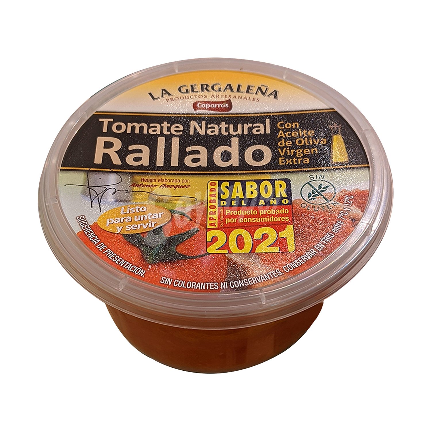 Tomate natural rallado