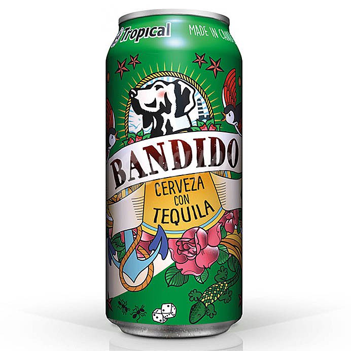 Bandido cerveza con tequila