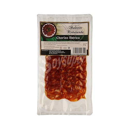 Selectos peñaranda Chorizo ibérico cortado en lonchas selectos peñaranda