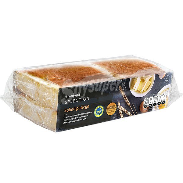 Sobaos IGP Sobao Pasiego elaborados con mantequilla selection