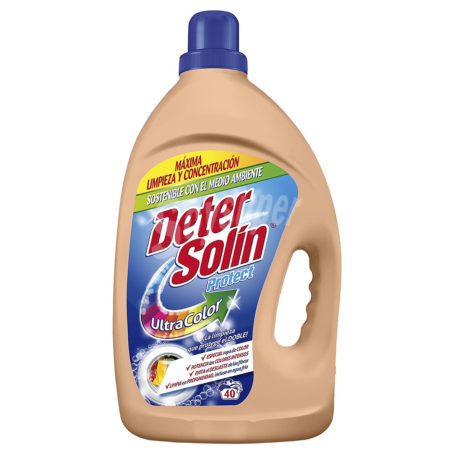 Detergente liquido ultra color Detersolin