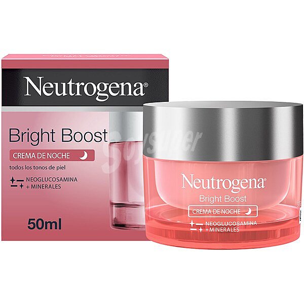 Bright Boost crema facial de noche tarro 50 ml ayuda a prevenir su envejecimiento