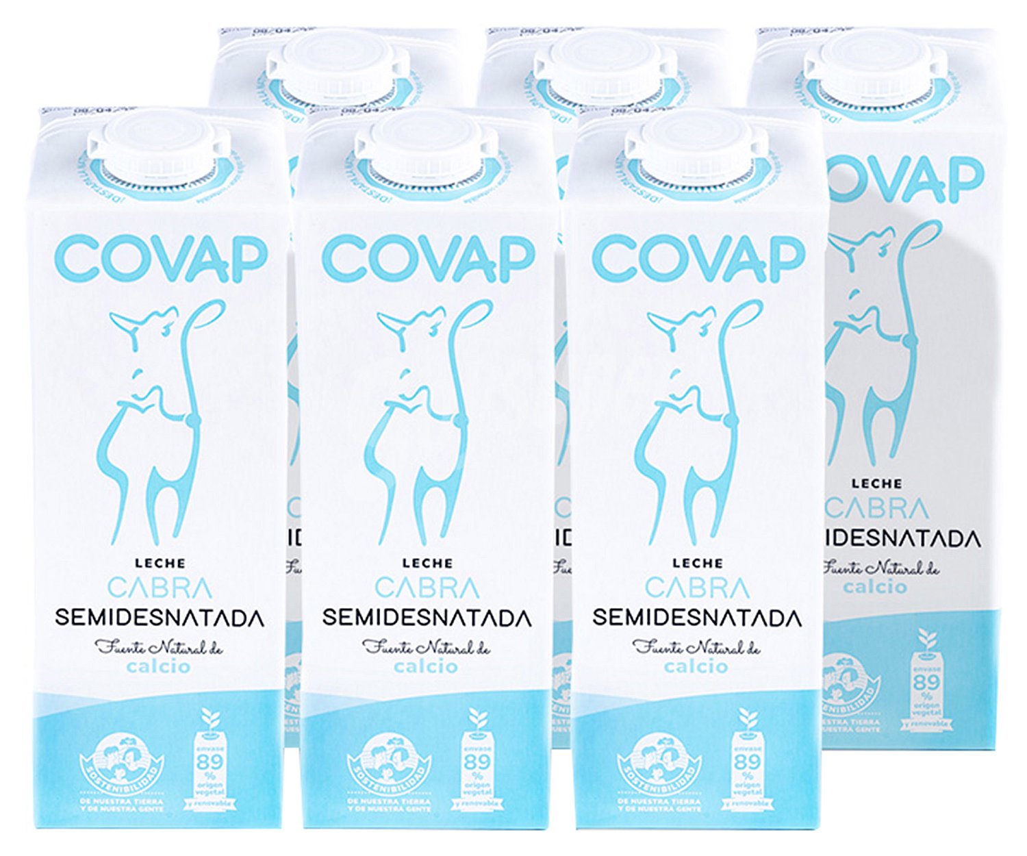 Covap Leche de cabra semidesnatada de origen español covap