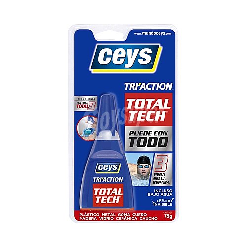 Pegamento ultra resistente ceys tri'action