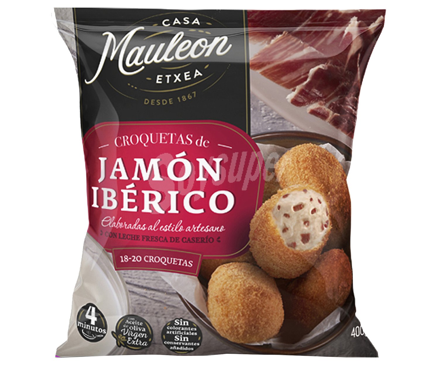 Casa mauleon Croquetas de jamón ibérico, elaboradas al estilo artesano casa mauleon