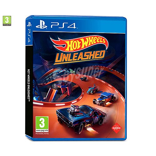 Hot Wheels Unleashed para Playstation 4. Género: carreras, coches. pegi: +3.