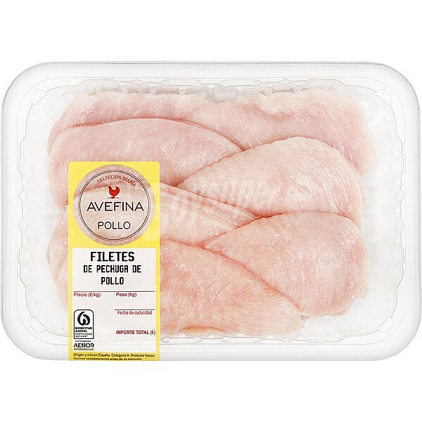 Filetes de Pechuga de Pollo - Peso Aproximado